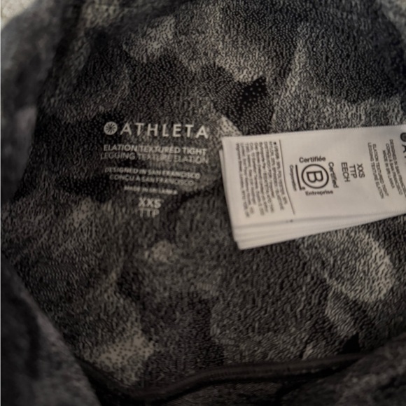 Elation Textured Leggings Athleta - Picture 2 of 5